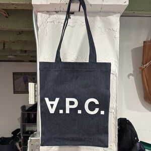 A.P.C. Denim Tote Bag